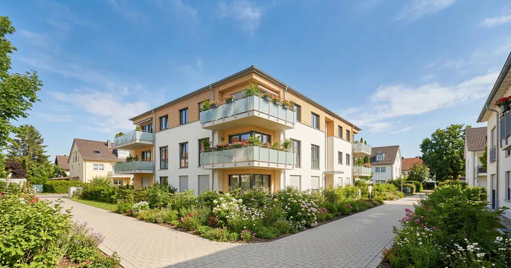 Modernes Mehrfamilienhaus - Instandhaltungsruecklage WEG für Eigentumswohnung als Kapitalanlage